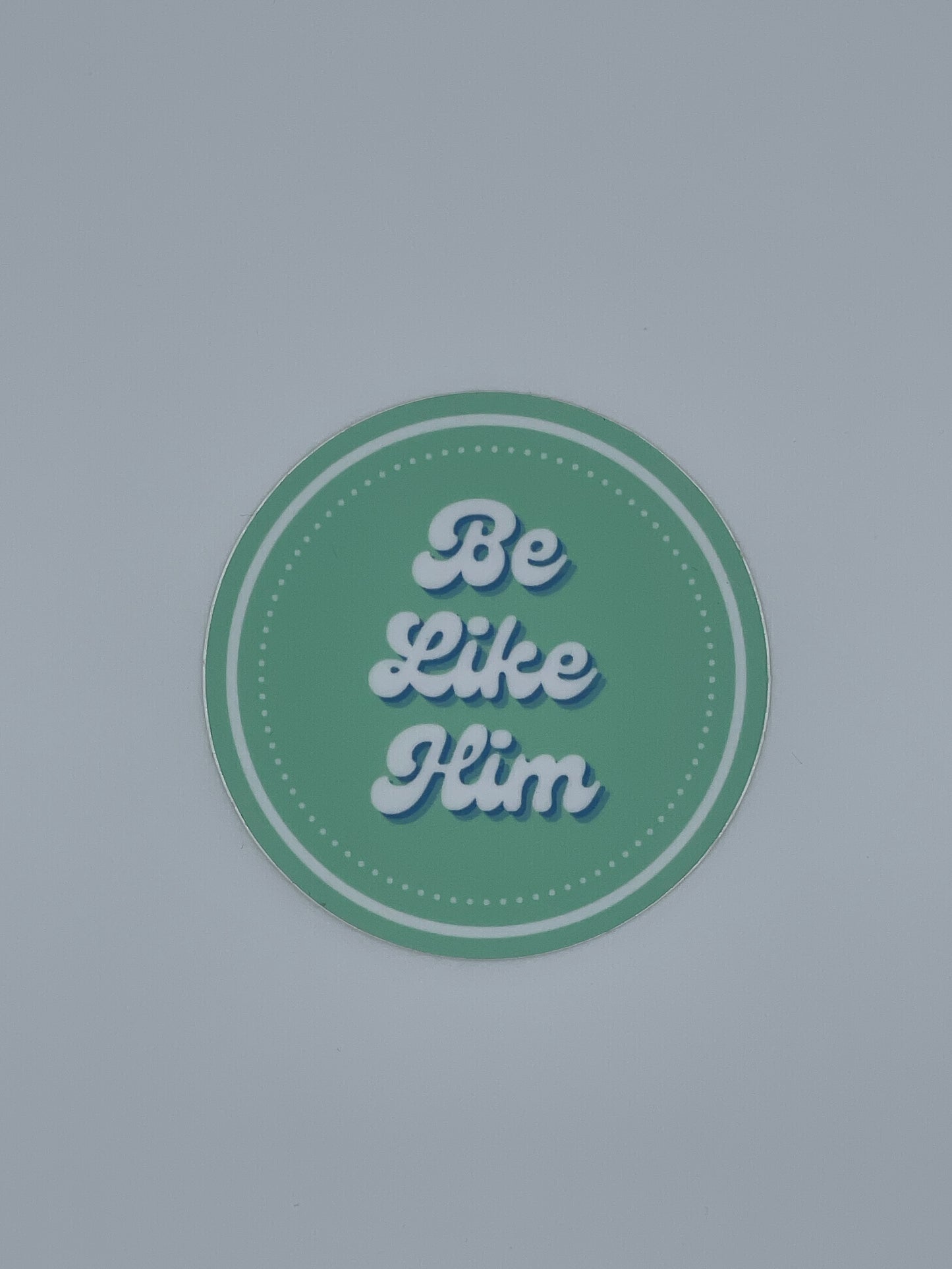 green circle sticker