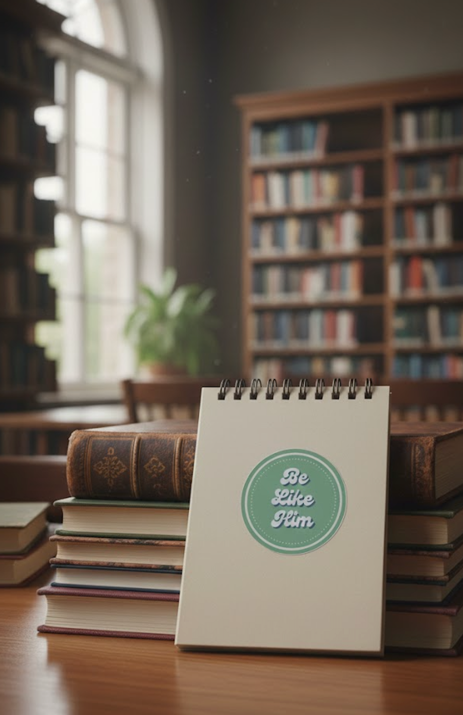 Be Like Him™ Green Circle Sticker