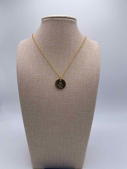 Be Like Him™ Hand-stamped Charm + Necklace