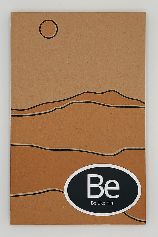 Be Like Him™ Black Oval Sticker